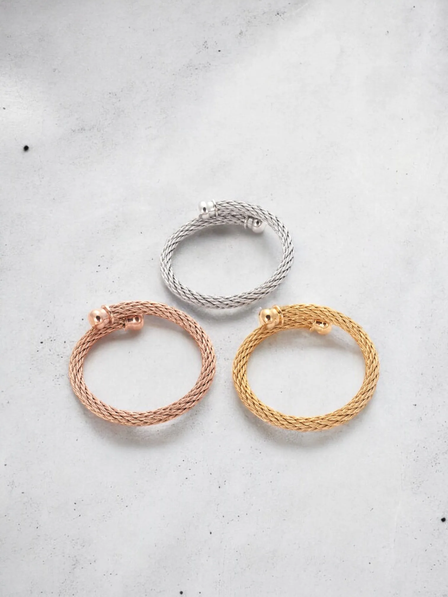 Sally three tones bangle set sold by Folklore Shop product image thumbnail 3