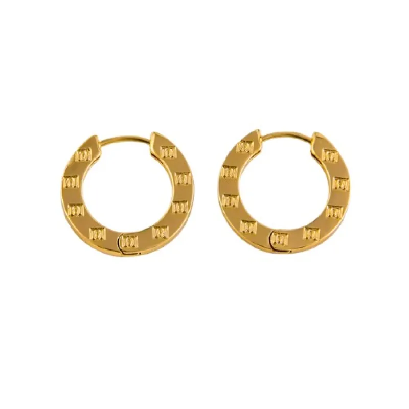 Dd Hoop Earrings made by Folklore Shop