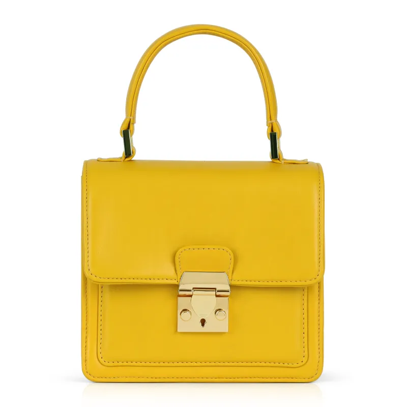Madie - Yellow Nappa made by Folklore Shop