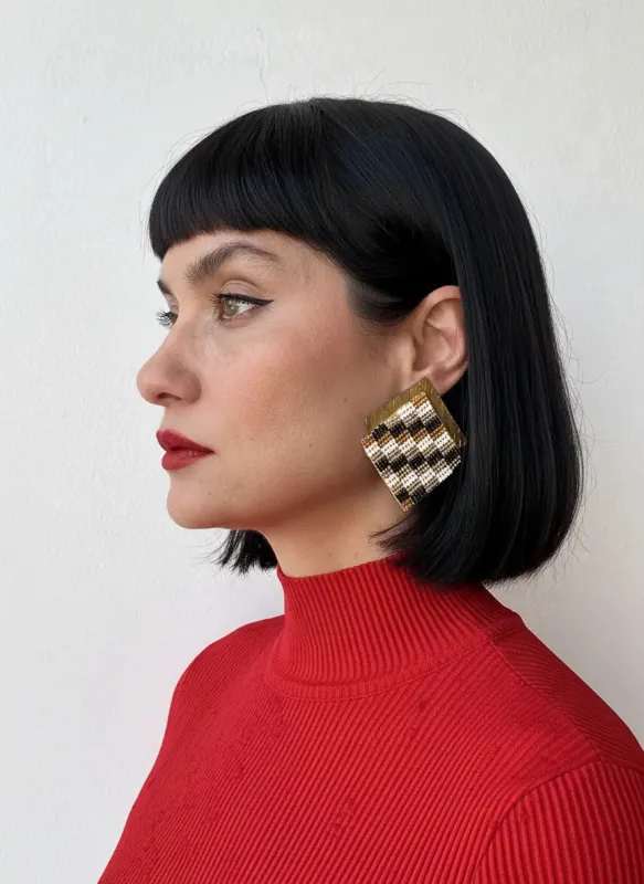 MINIMALIST DECONSTRUCTED KNOT EARRING made by Folklore Shop