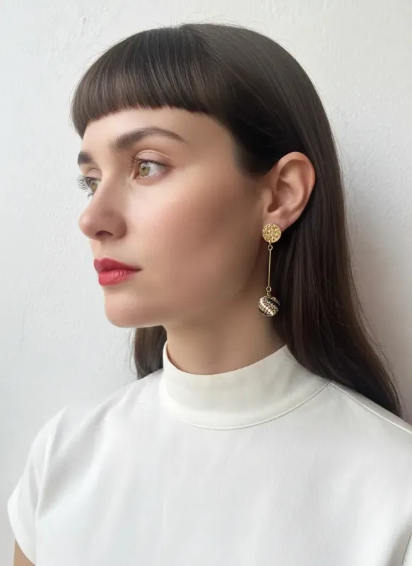 MAGIC BALL EARRINGS made by Folklore Shop