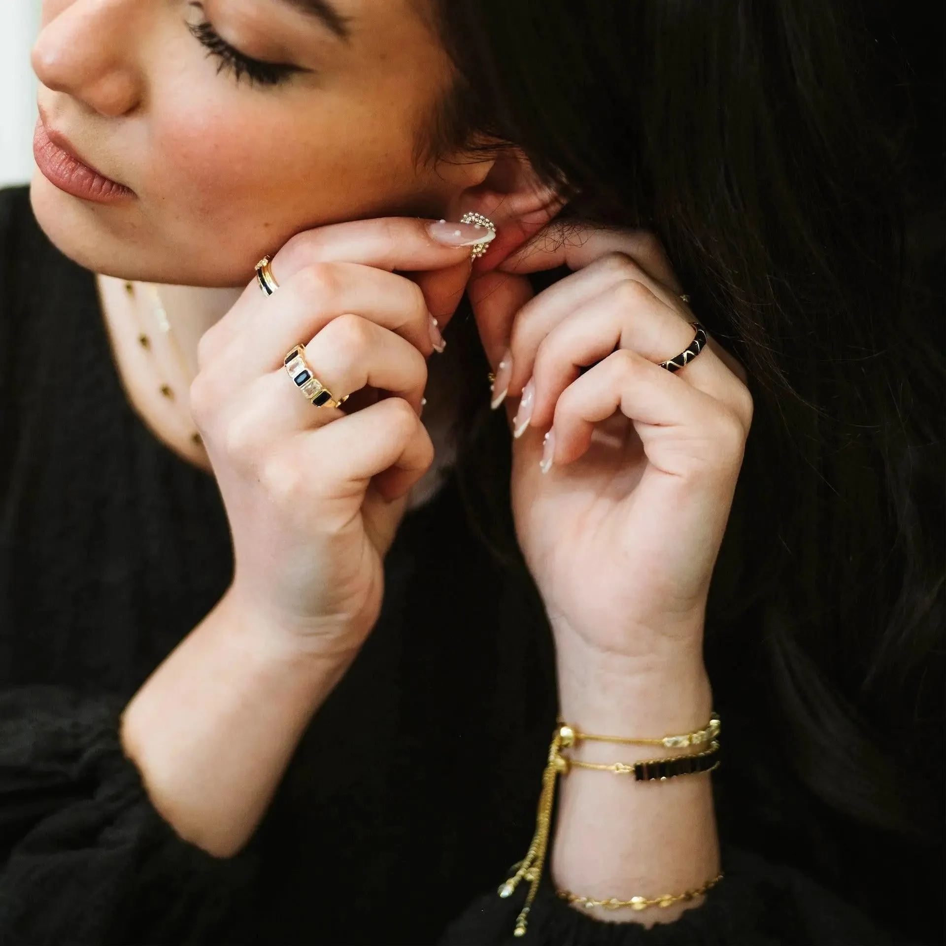 The Sterling Luxe Label Bracelet sold by Folklore Shop product image thumbnail 2