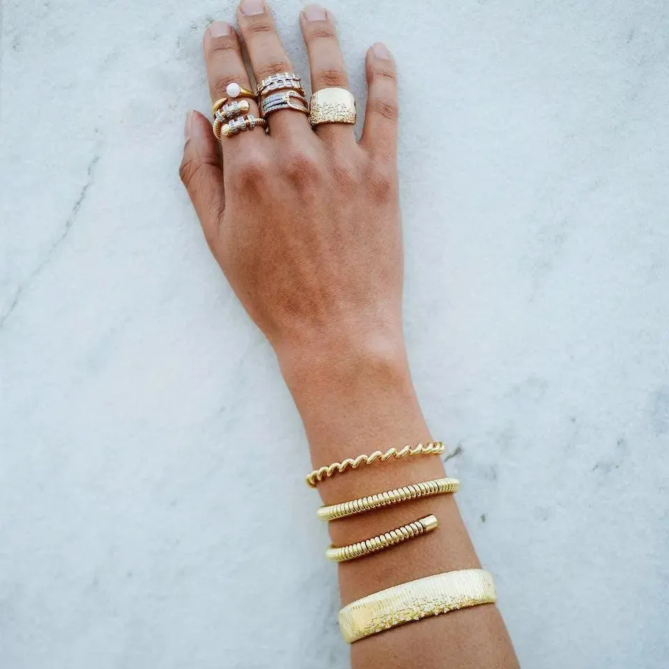 The Belgravia Pavé Cuff sold by Folklore Shop product image thumbnail 4