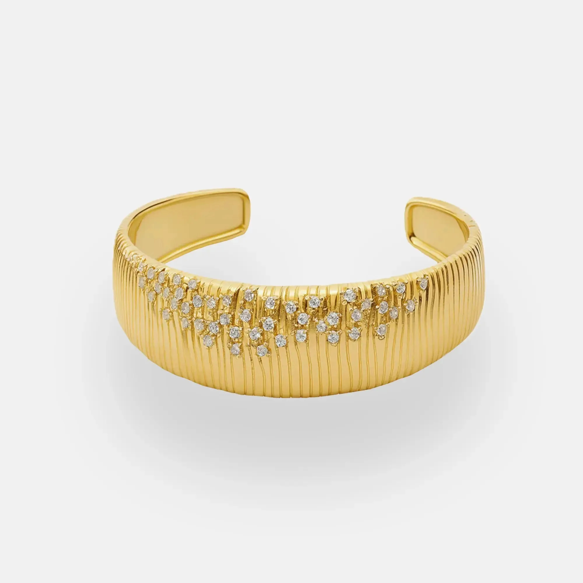 The Belgravia Pavé Cuff sold by Folklore Shop