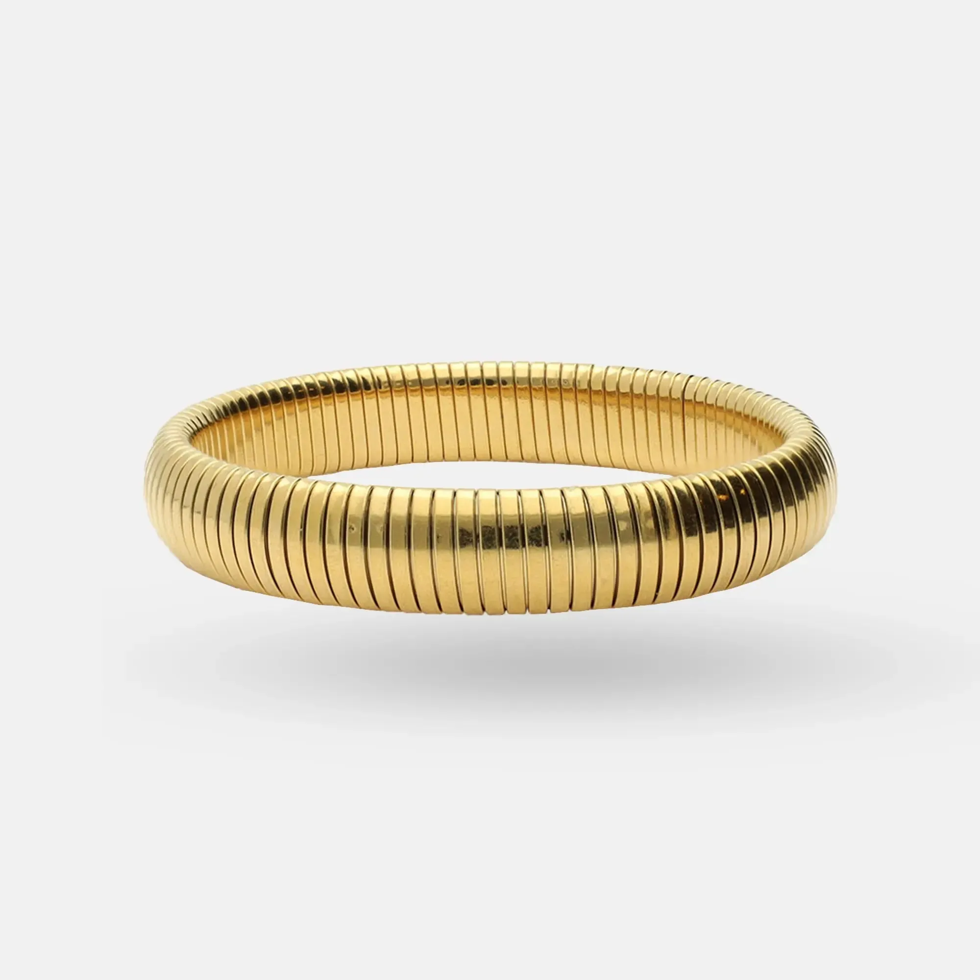 The Montclair Ribbed Bangle sold by Folklore Shop product image thumbnail 2