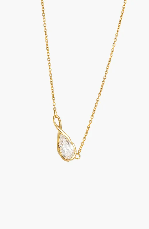 Solace Tear Necklace made by Folklore Shop