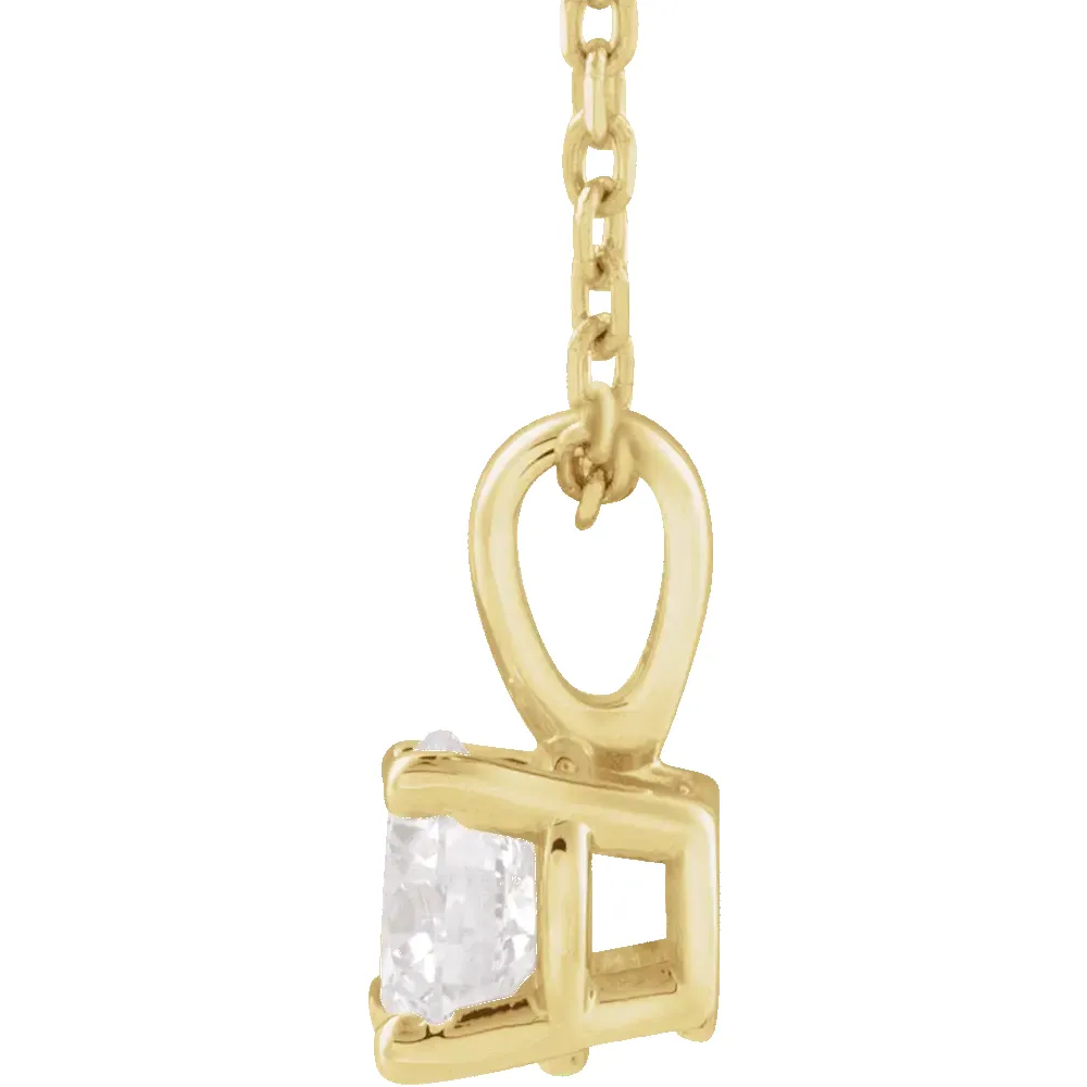 1 CT Lab-Grown Diamond 18" Necklace in 14K Gold sold by Folklore Shop product image thumbnail 2