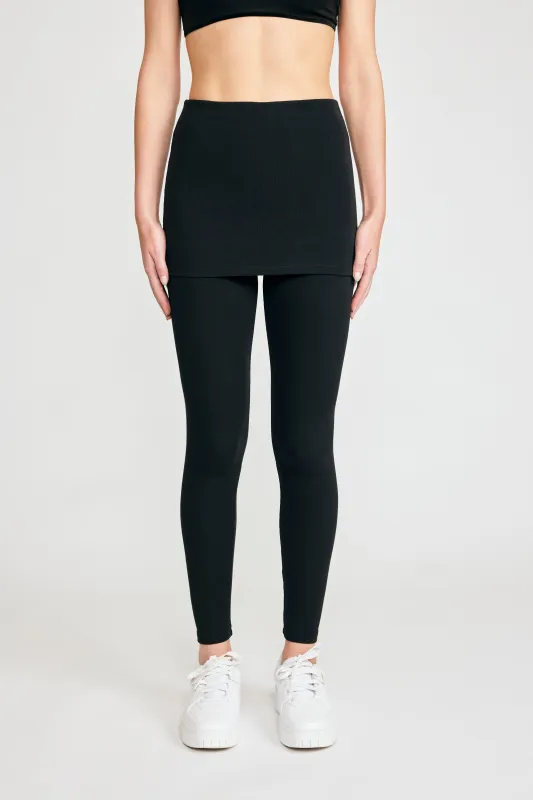 Cotton Modal Joy Skirted Legging made by THE PARK