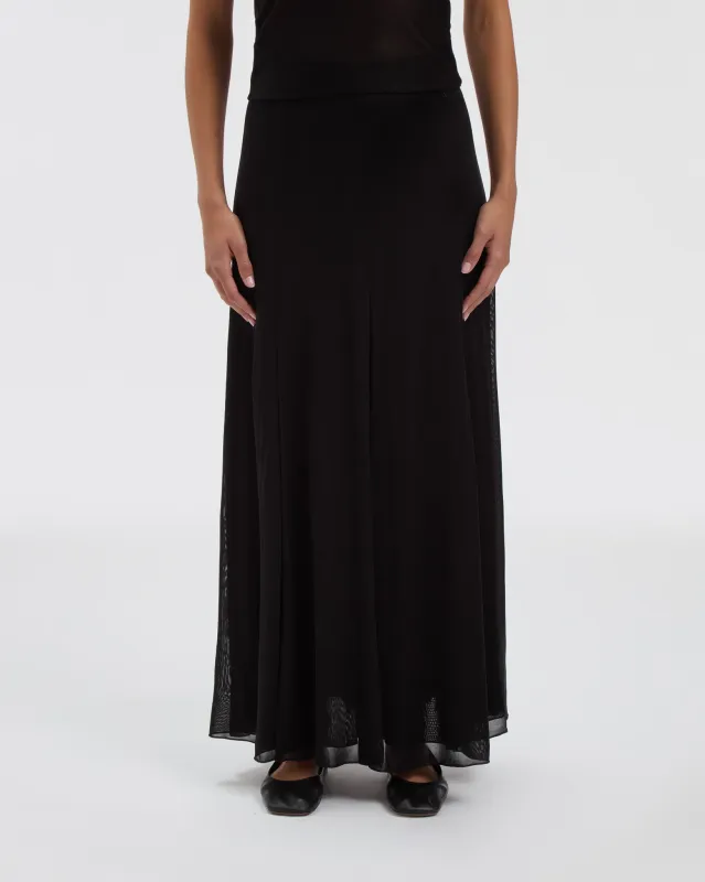 Semi-Sheer Olivia Skirt sold by THE PARK