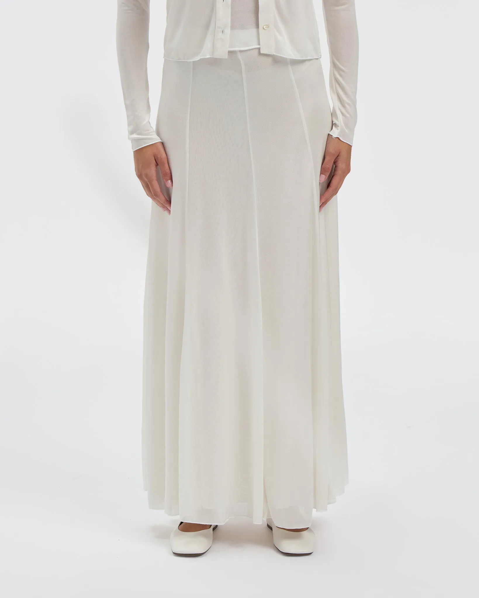 Semi-Sheer Olivia Skirt sold by THE PARK