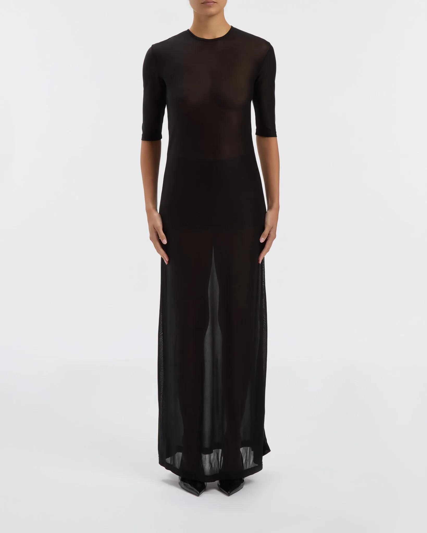 Semi-Sheer Ramya Dress sold by THE PARK