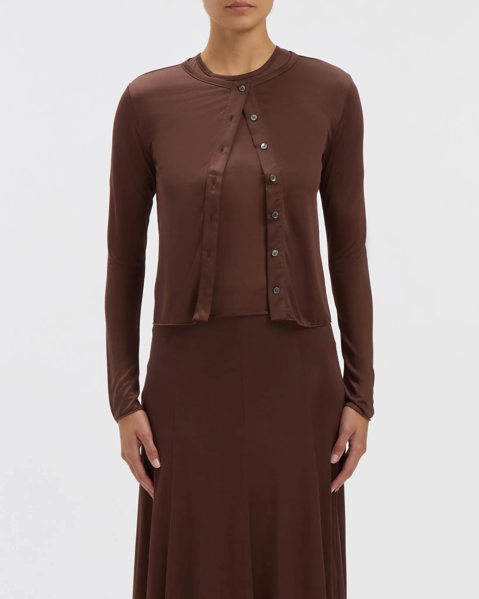 Semi-Sheer Hazel Cardigan sold by THE PARK