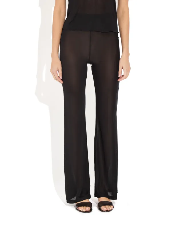 Semi-Sheer Tessa Long Pant sold by THE PARK