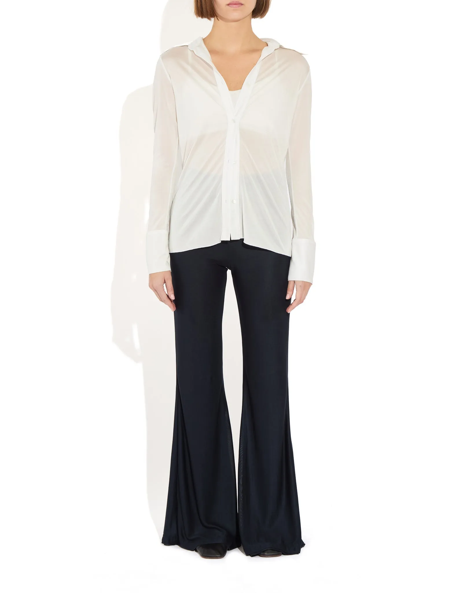 Semi-Sheer Serge Blouse sold by THE PARK product image thumbnail 3