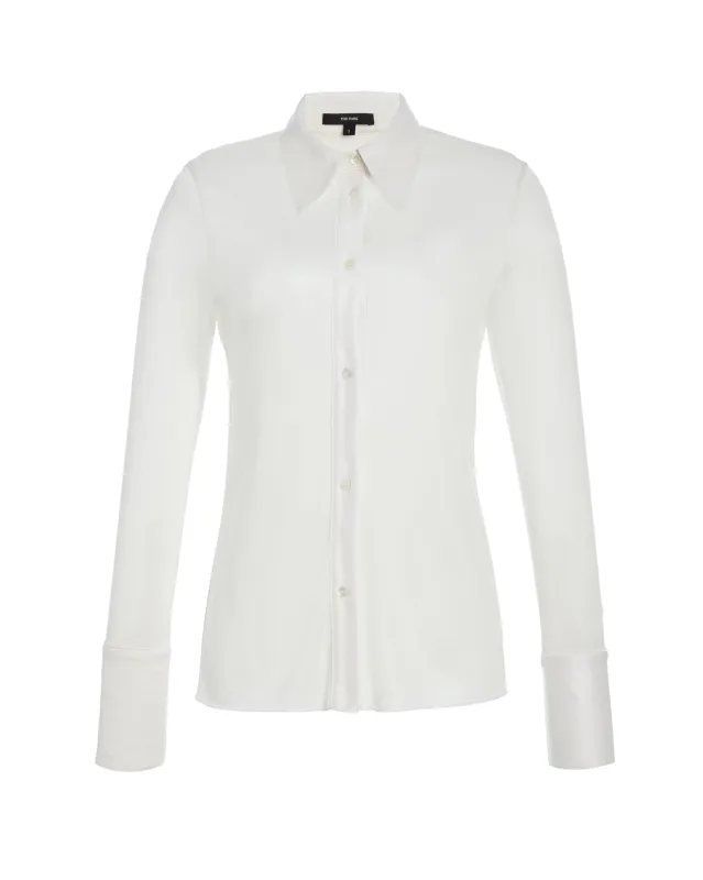 Semi-Sheer Serge Blouse made by THE PARK