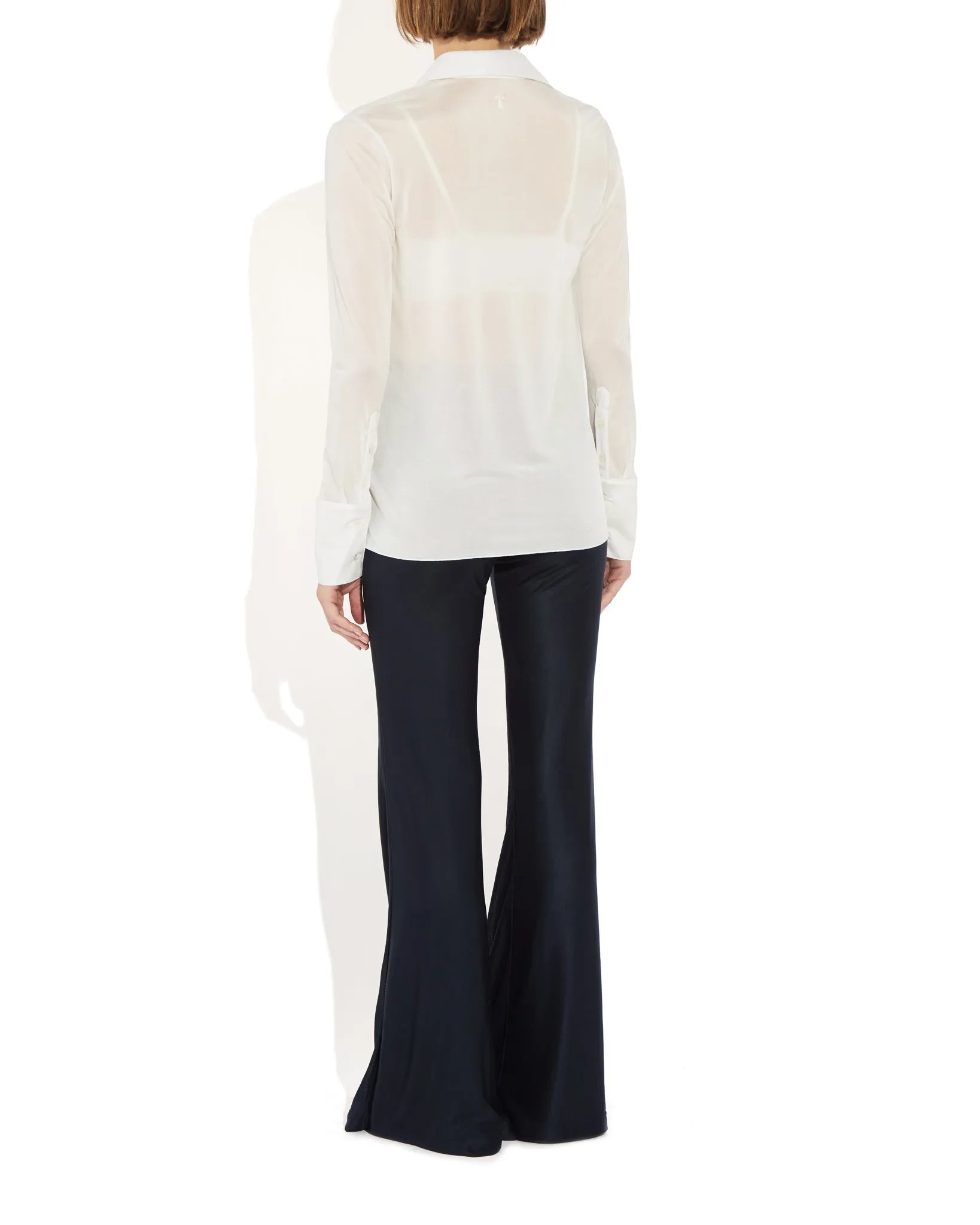 Semi-Sheer Serge Blouse sold by THE PARK product image thumbnail 5