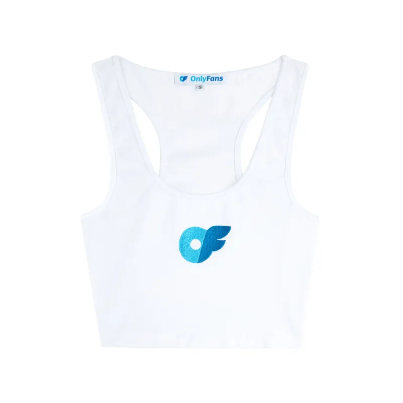 OnlyFans Ribbed Tank - White sold by Only Fans