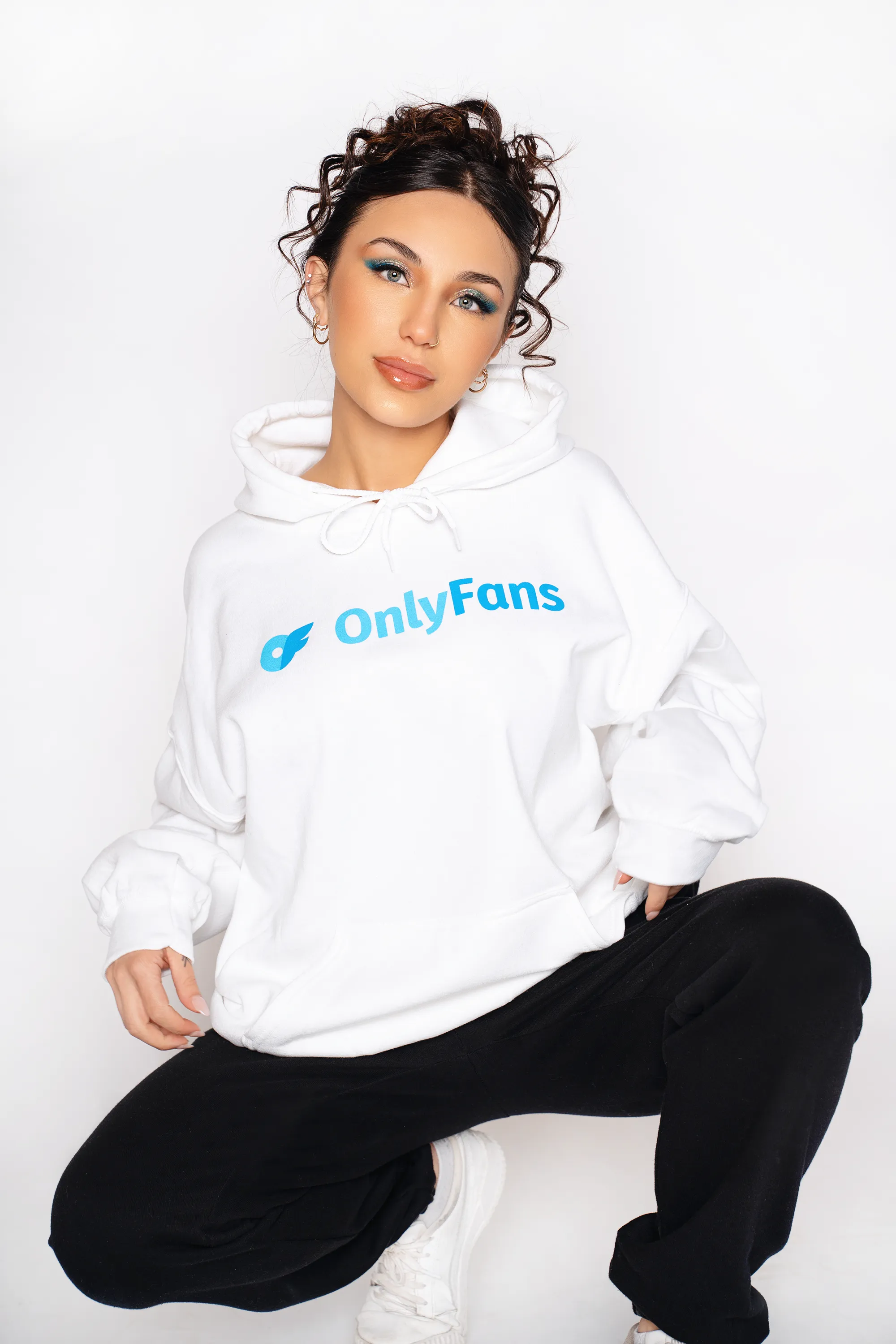 Logo Hoodie - White sold by Only Fans product image thumbnail 2