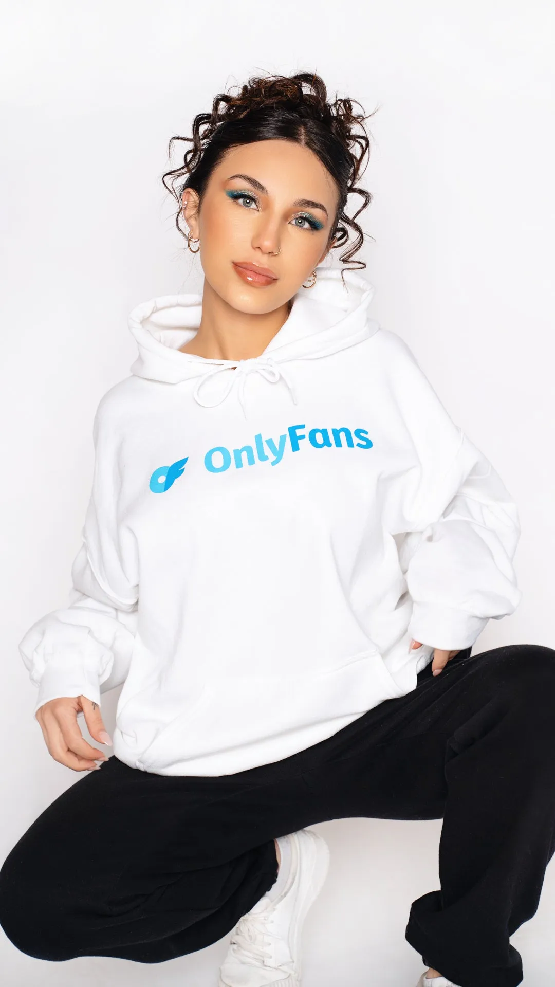 Logo Hoodie - White sold by Only Fans product image thumbnail 4