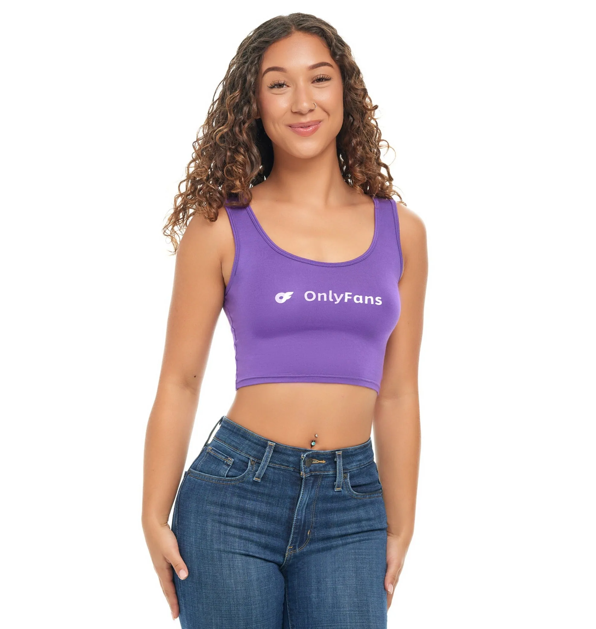 Crop Tank - Purple sold by Only Fans product image thumbnail 2