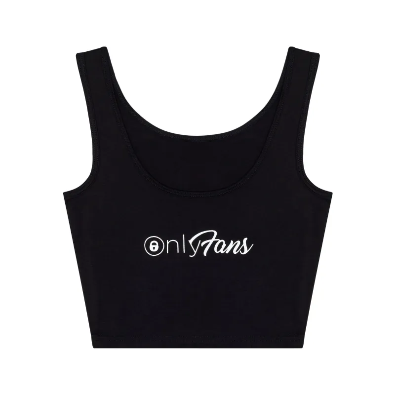 Classic Crop Tank - Black sold by Only Fans