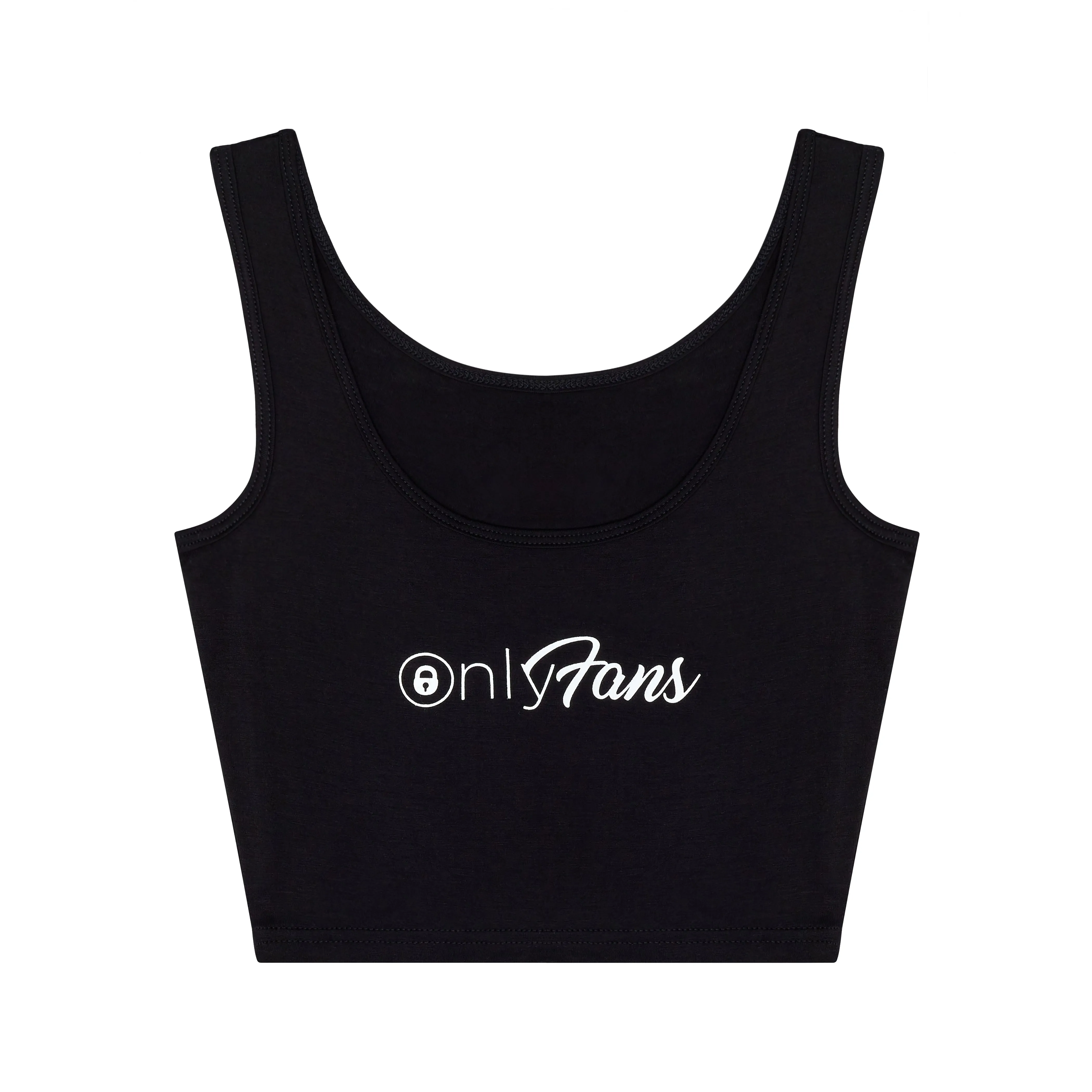 Classic Crop Tank - Black sold by Only Fans