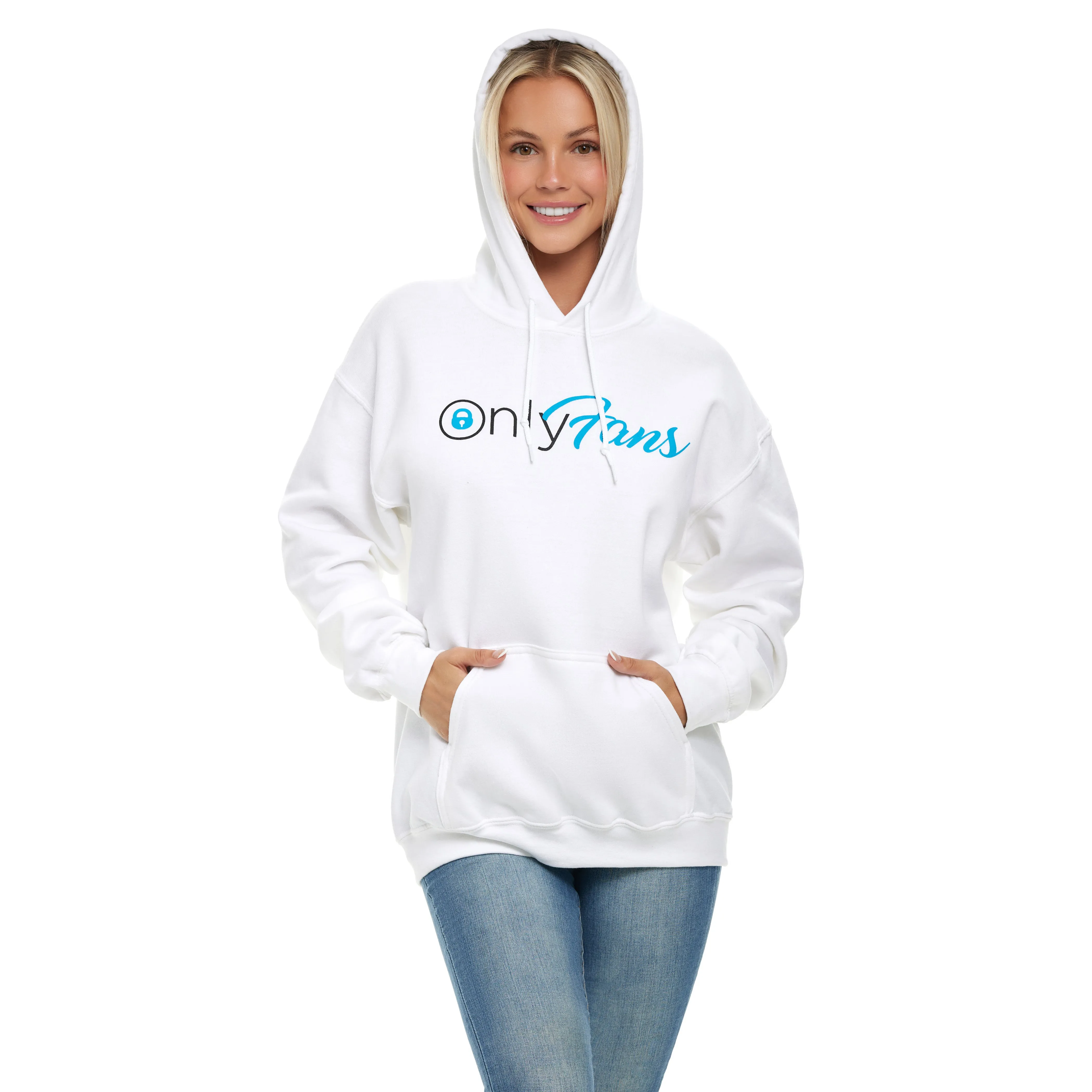 Classic Hoodie - White sold by Only Fans product image thumbnail 4