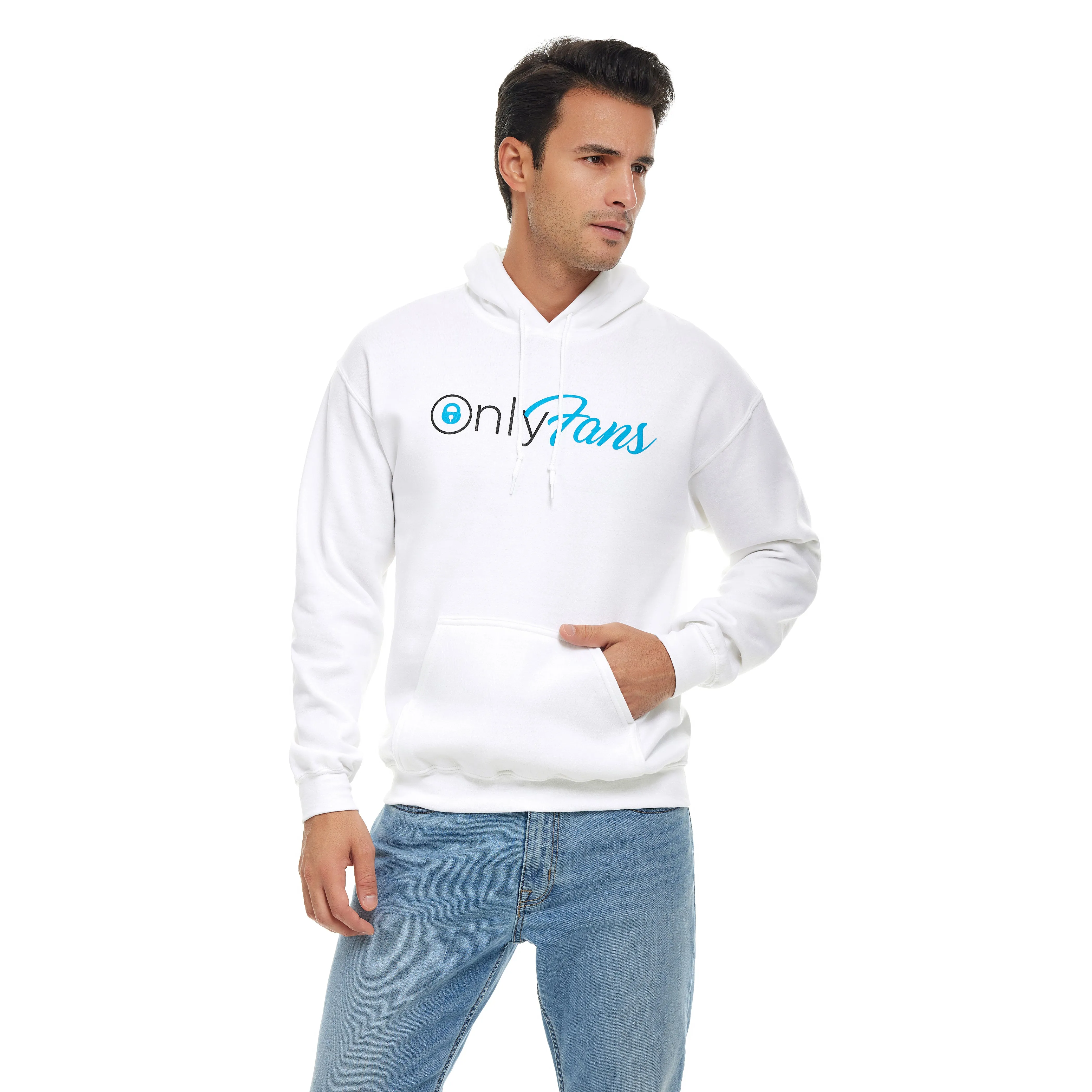 Classic Hoodie - White sold by Only Fans product image thumbnail 3