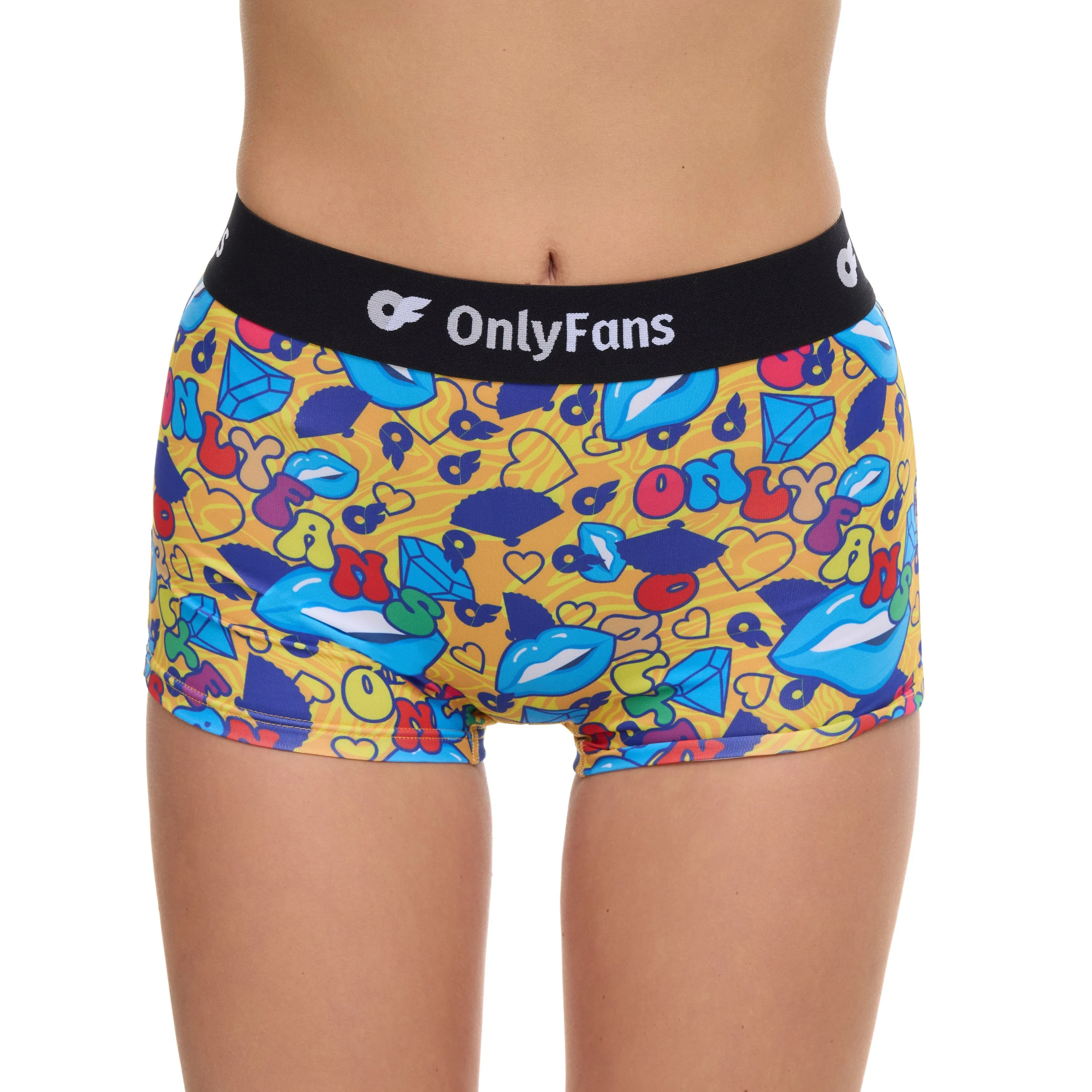 Women's Boyshort - Yellow Vibe sold by Only Fans product image thumbnail 2