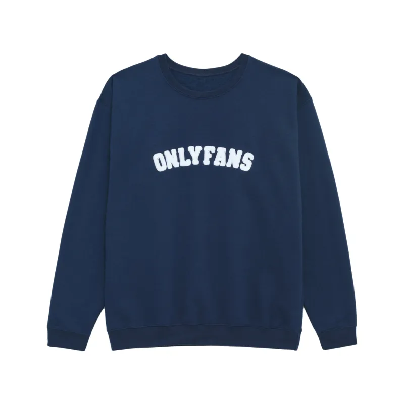 Varsity Crewneck - Navy sold by Only Fans