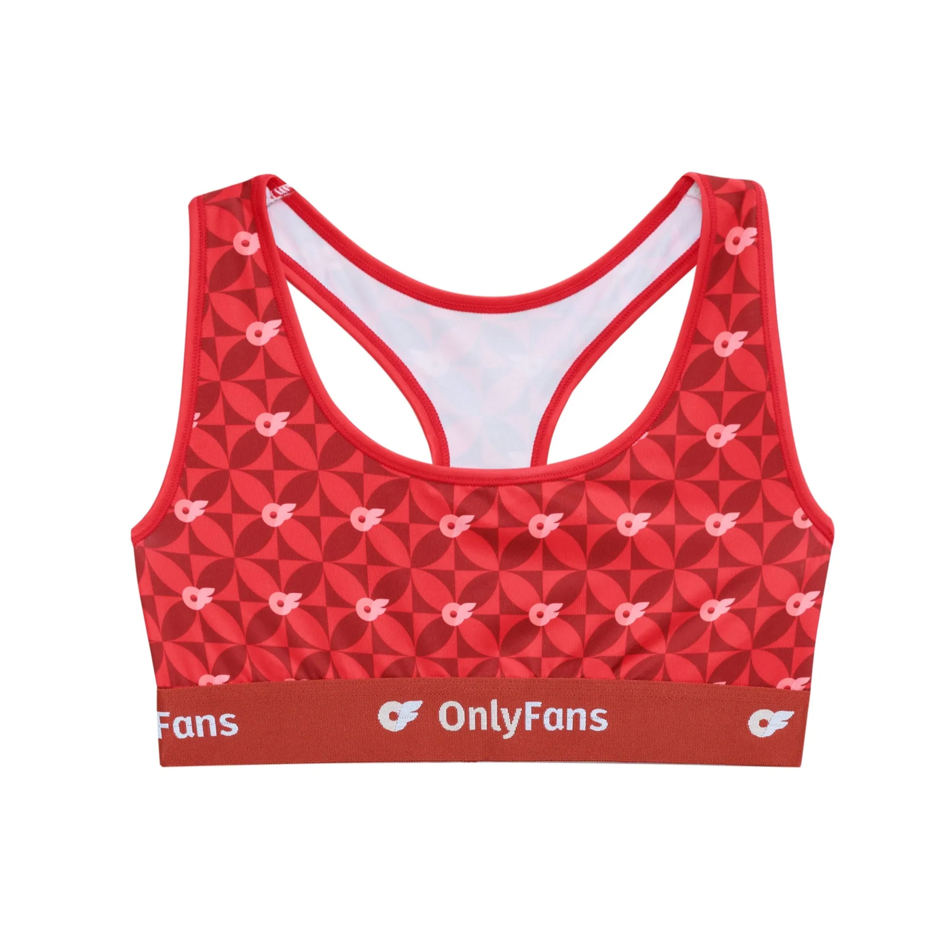 Stretch Lounge Bra - Red Vibe sold by Only Fans