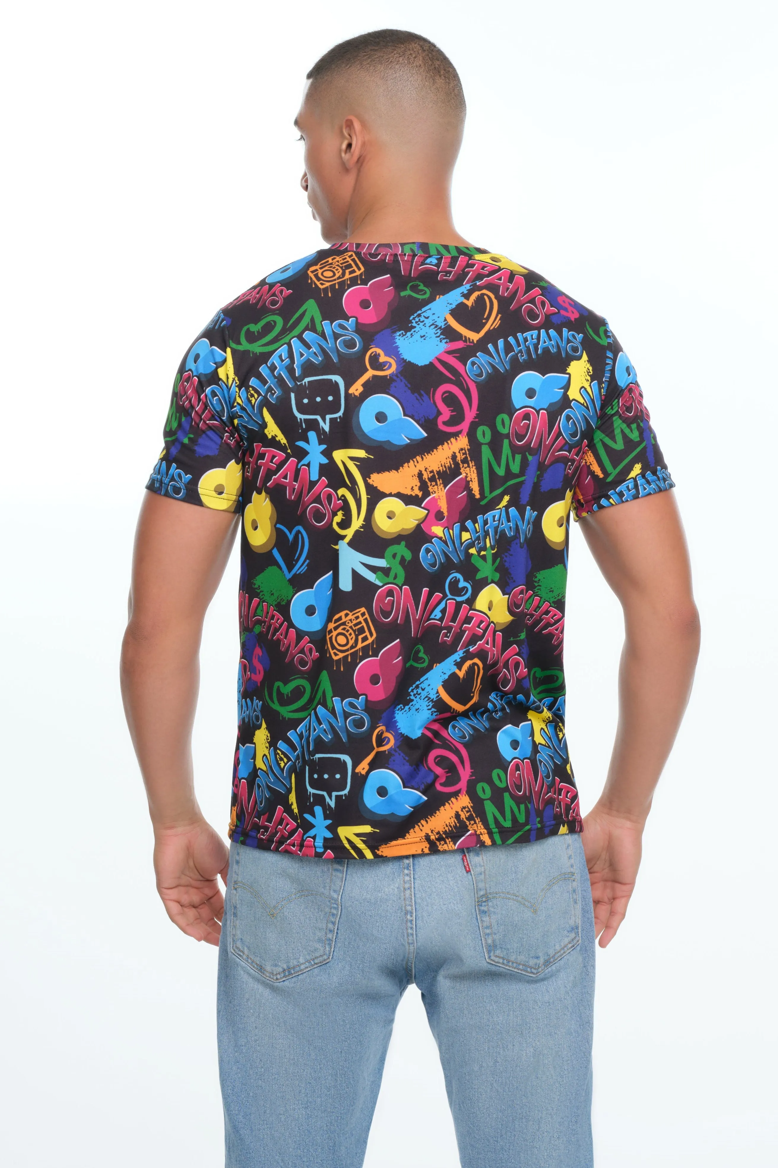 Patterned Tee - Tagged sold by Only Fans product image thumbnail 3