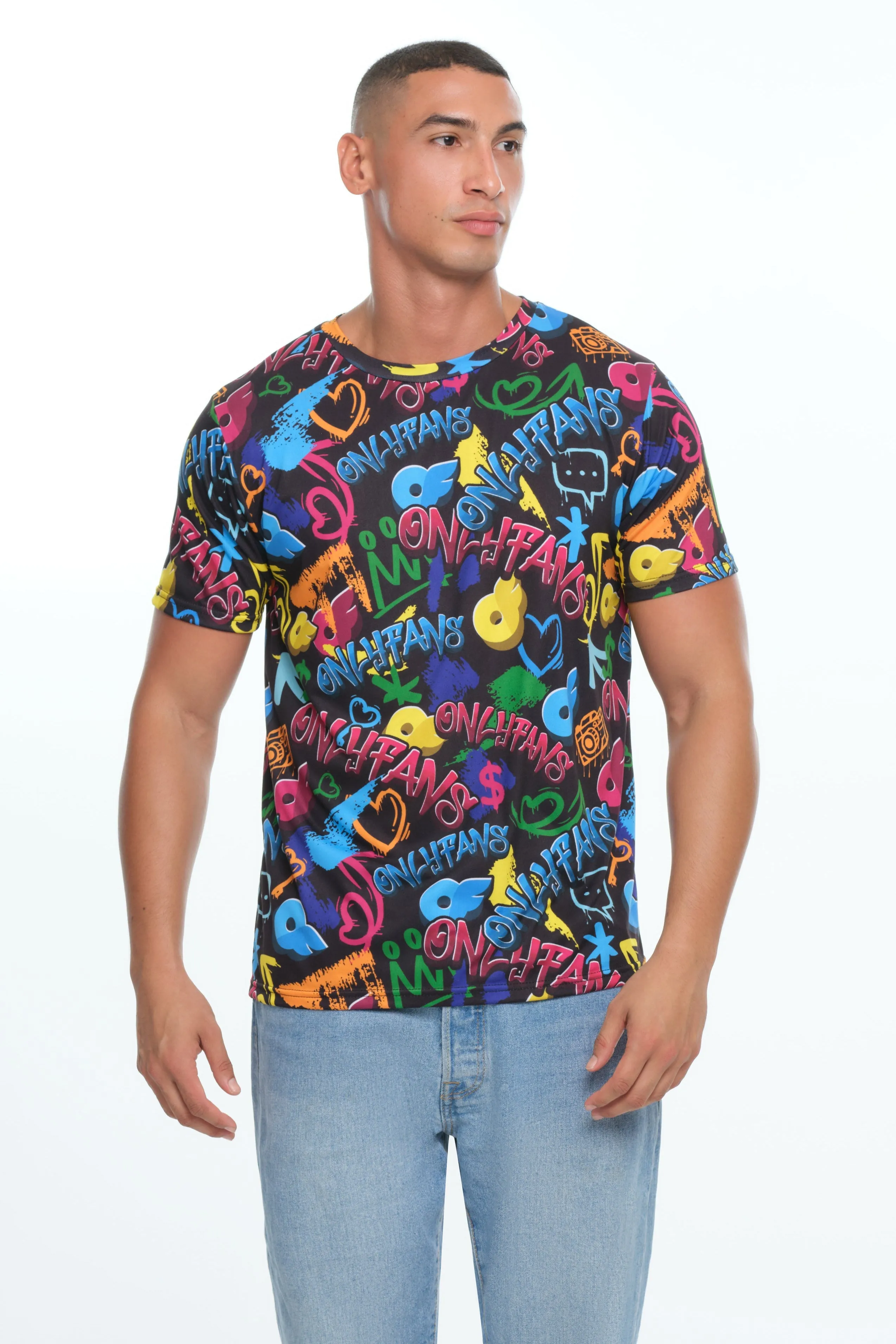 Patterned Tee - Tagged sold by Only Fans product image thumbnail 2