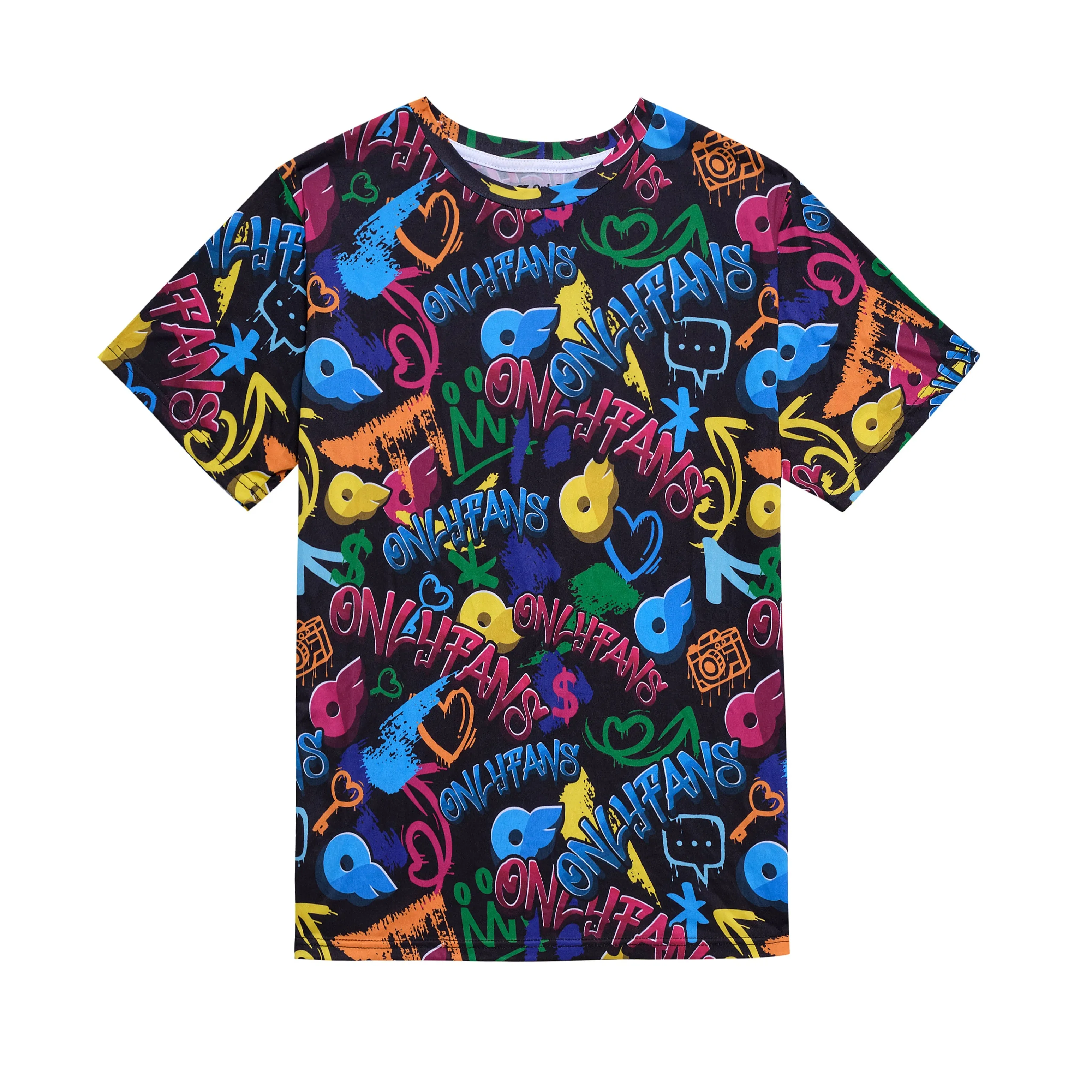 Patterned Tee - Tagged sold by Only Fans