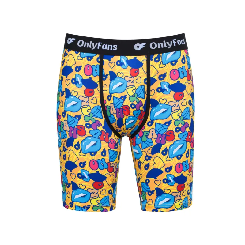 Men's Boxer Brief - Yellow Vibe sold by Only Fans