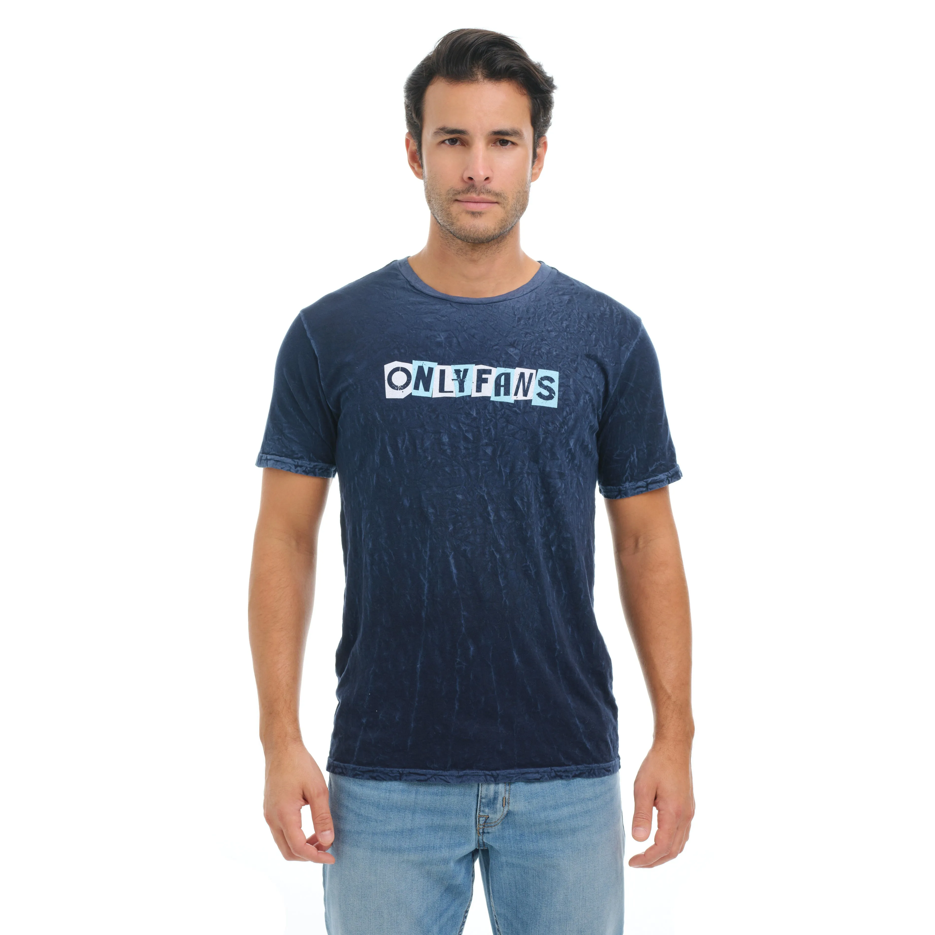 Crinkle Tee - Navy sold by Only Fans product image thumbnail 2