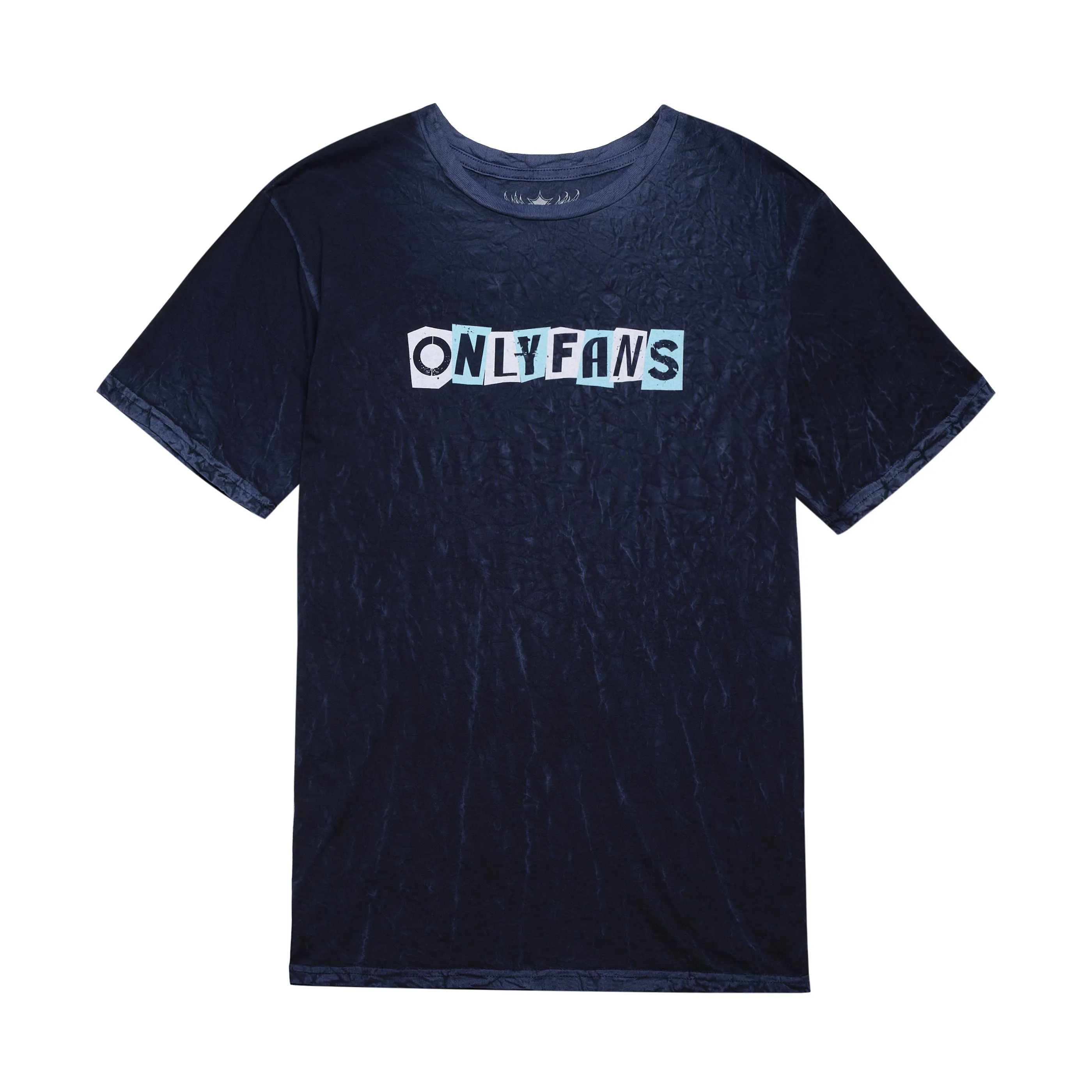 Crinkle Tee - Navy sold by Only Fans