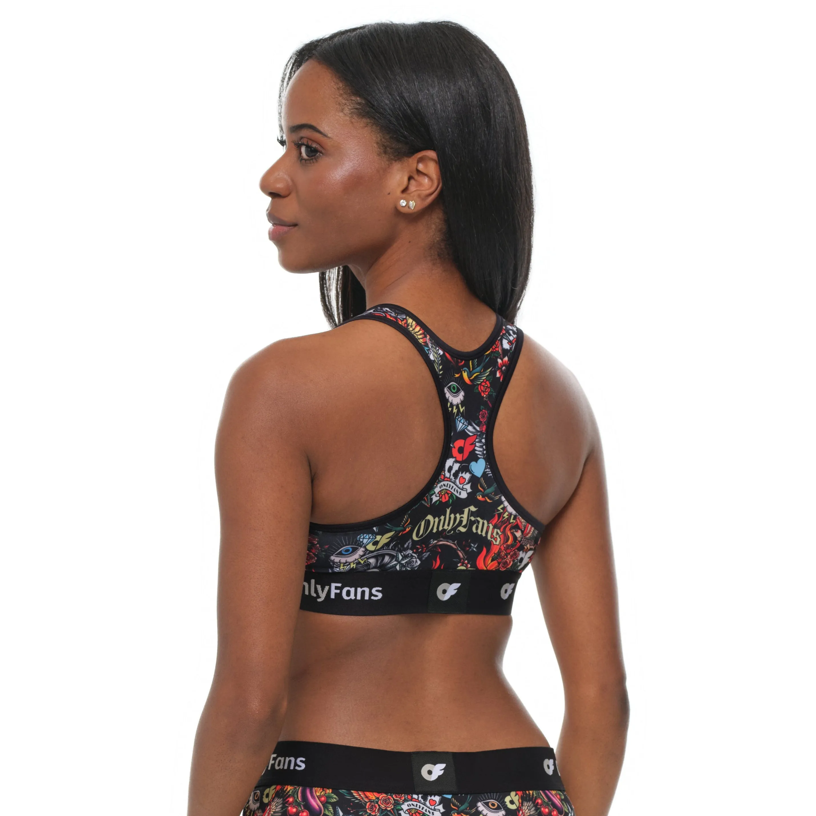 Stretch Lounge Bra - Tattoo sold by Only Fans product image thumbnail 4