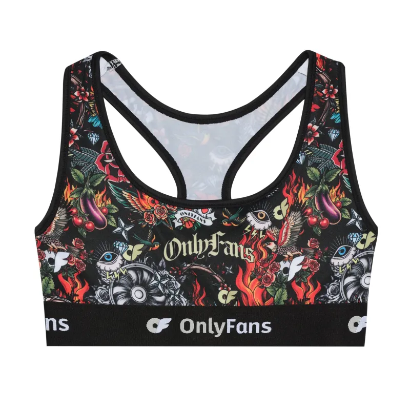 Stretch Lounge Bra - Tattoo sold by Only Fans