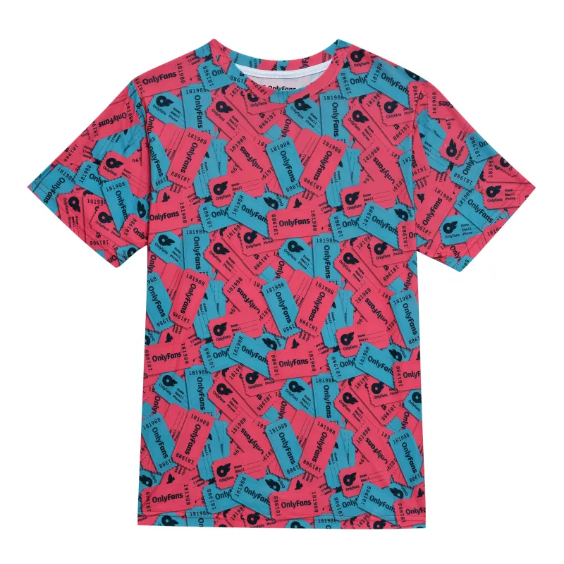 Patterned Tee - Subscriber Access sold by Only Fans