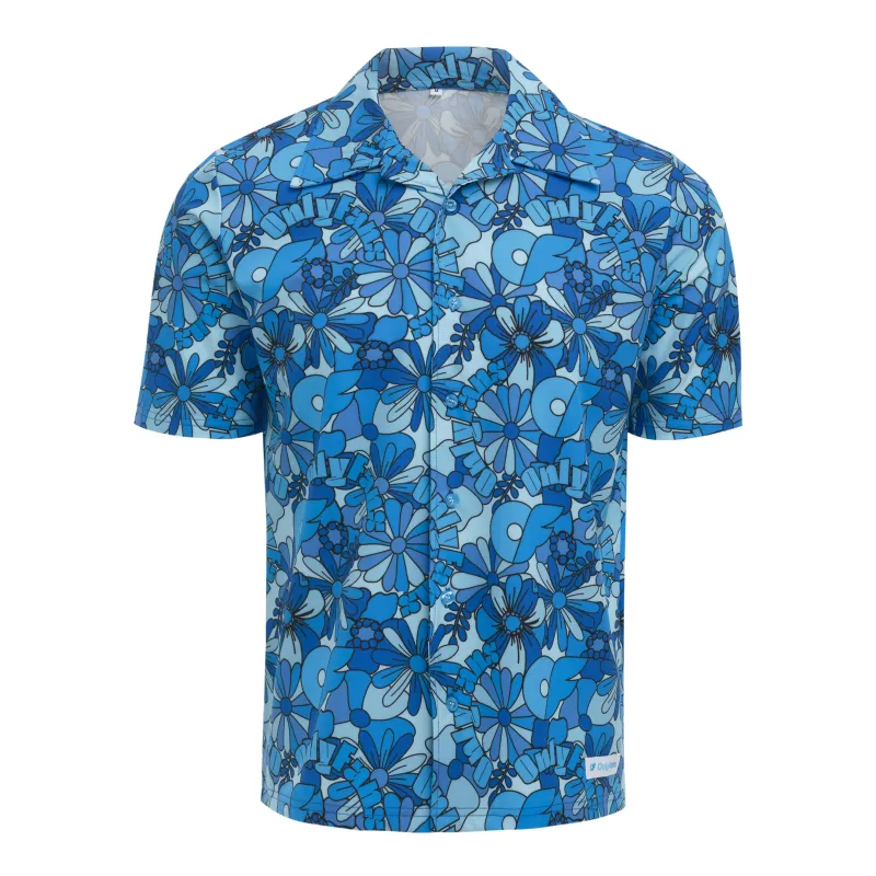 Button Up Shirt - Blue Bloom sold by Only Fans