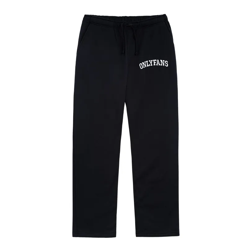 Embroidered Sweatpants- Black made by Only Fans