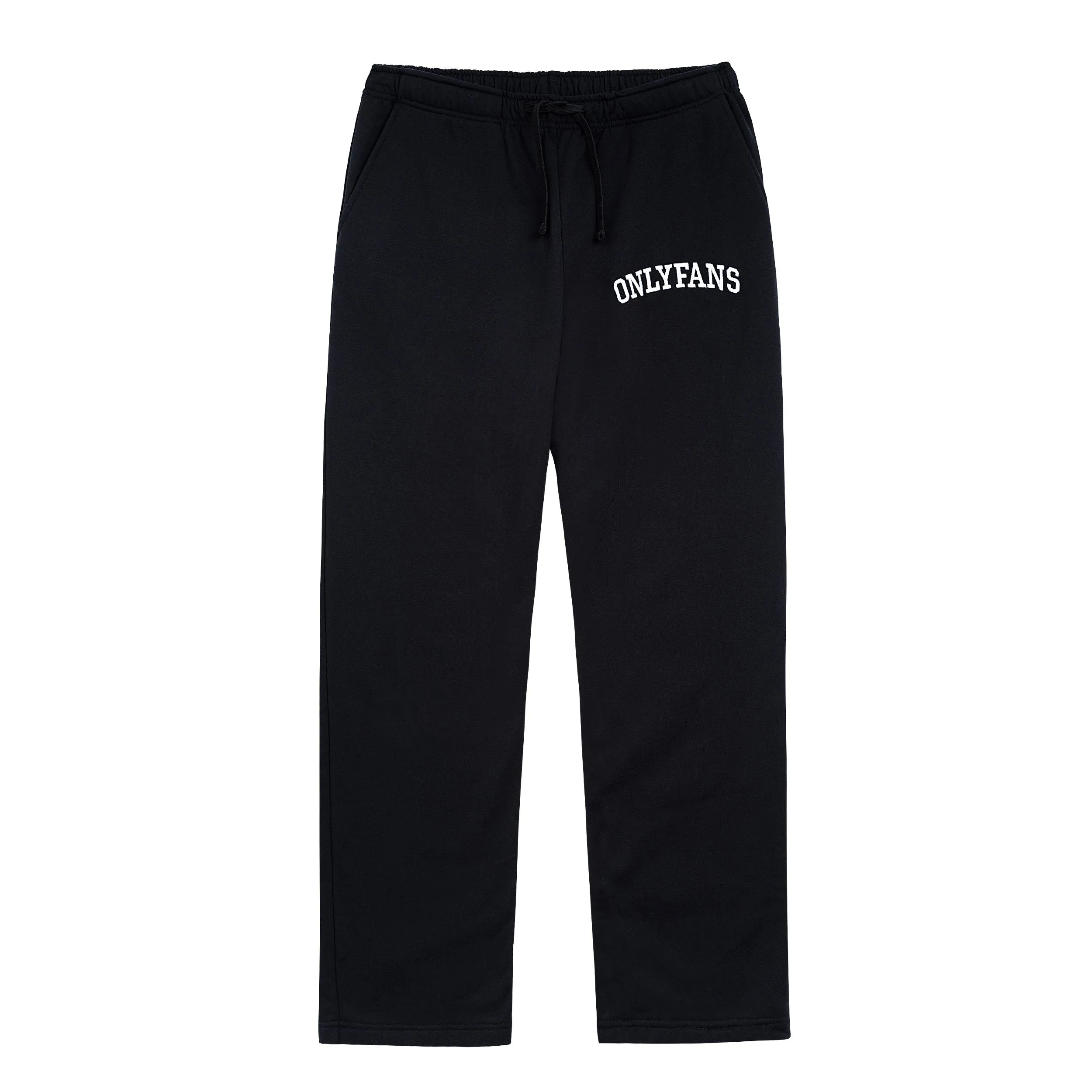 Embroidered Sweatpants- Black sold by Only Fans