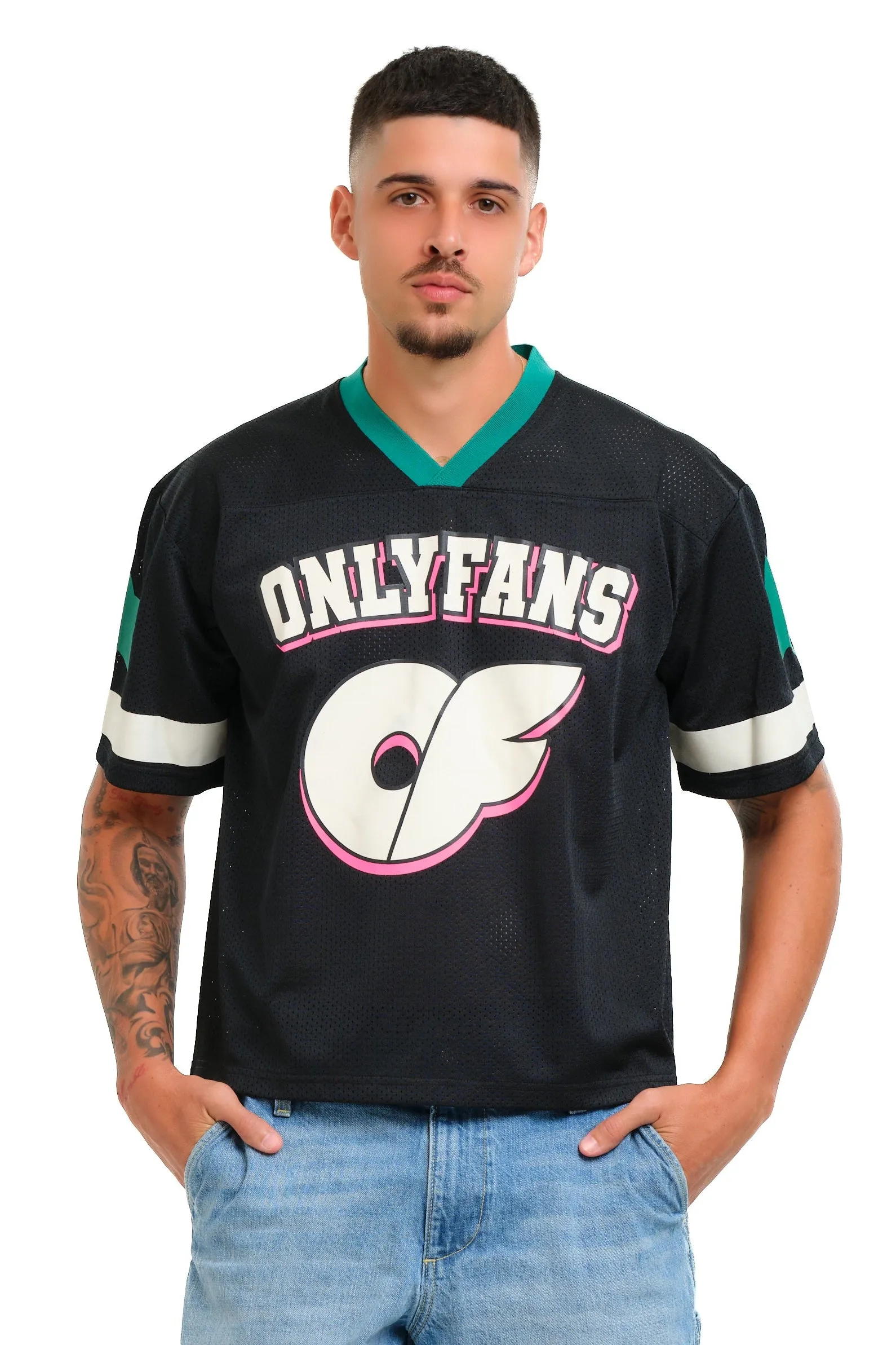 Mesh Jersey - Black sold by Only Fans product image thumbnail 2