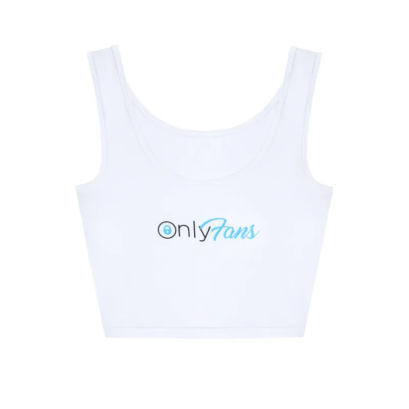 Classic Crop Tank - White sold by Only Fans