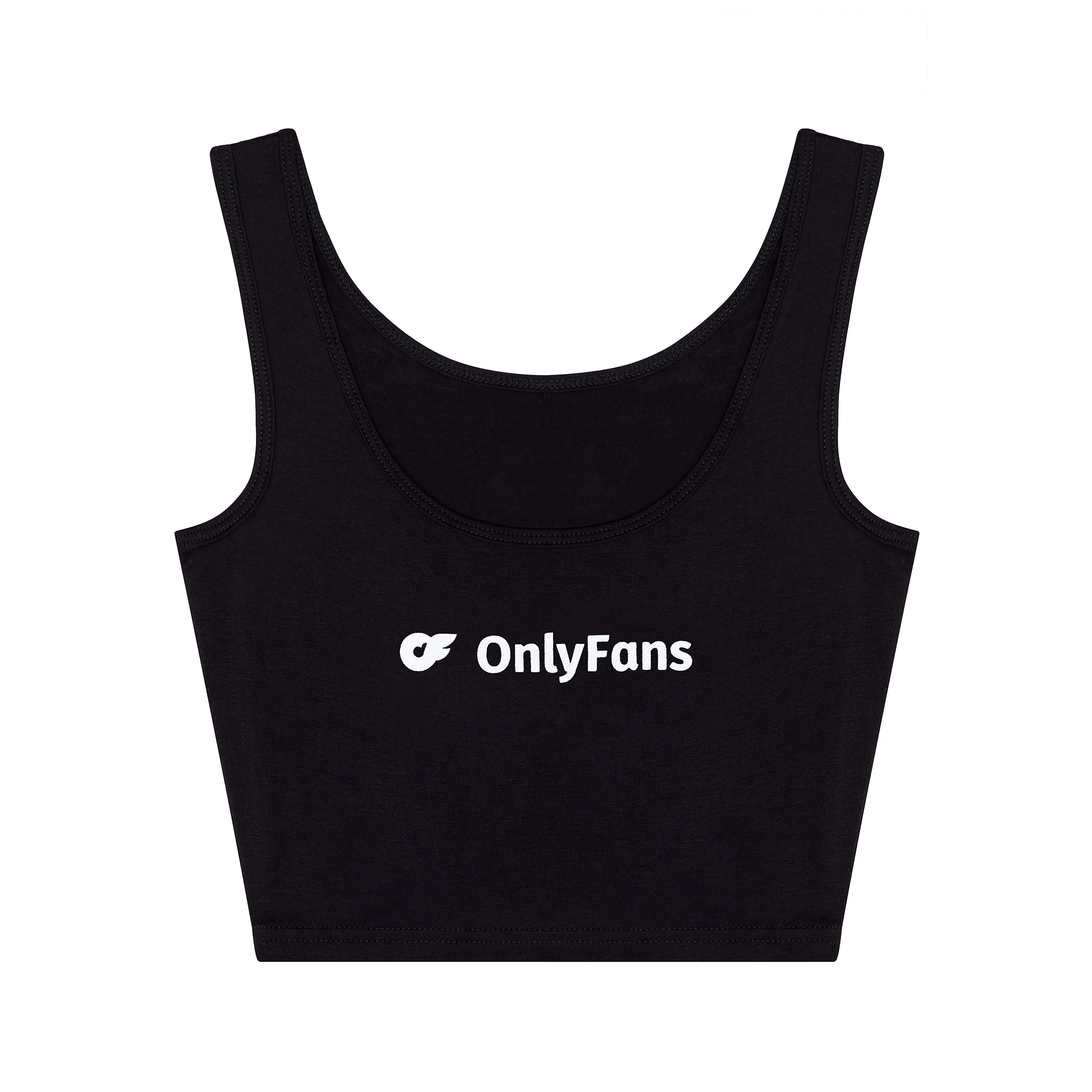 OnlyFans Crop Tank - Black sold by Only Fans