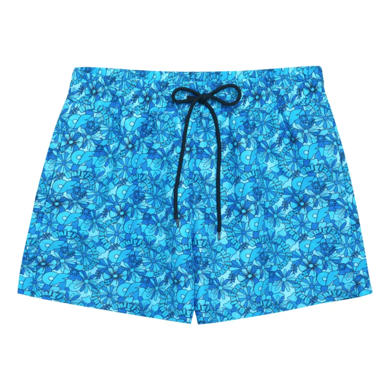 Swim Trunks - Blue Bloom sold by Only Fans