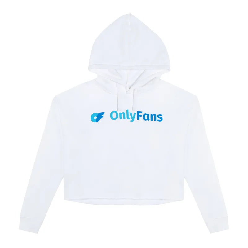 Cropped Hoodie - White sold by Only Fans