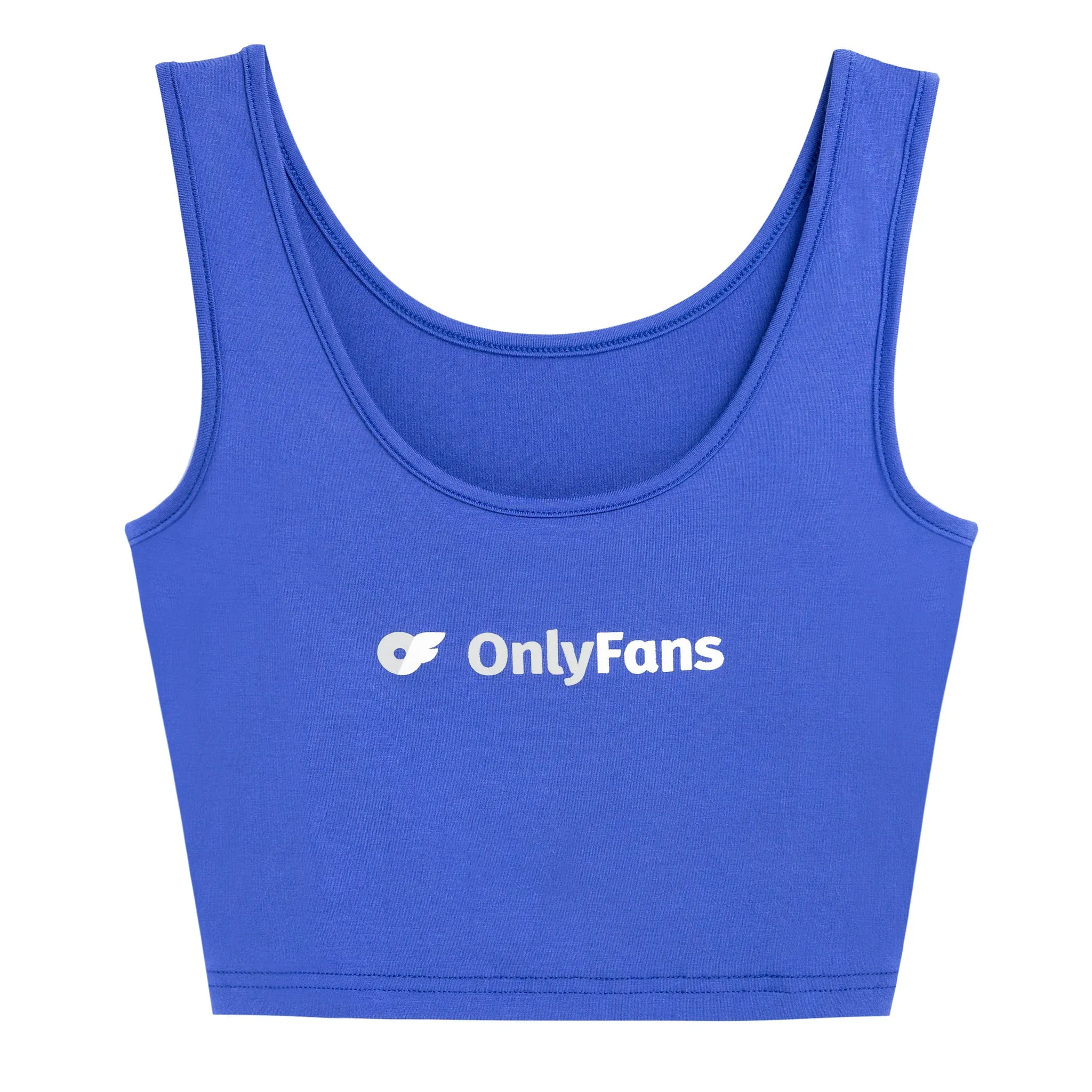 OnlyFans Crop Tank - Blue sold by Only Fans