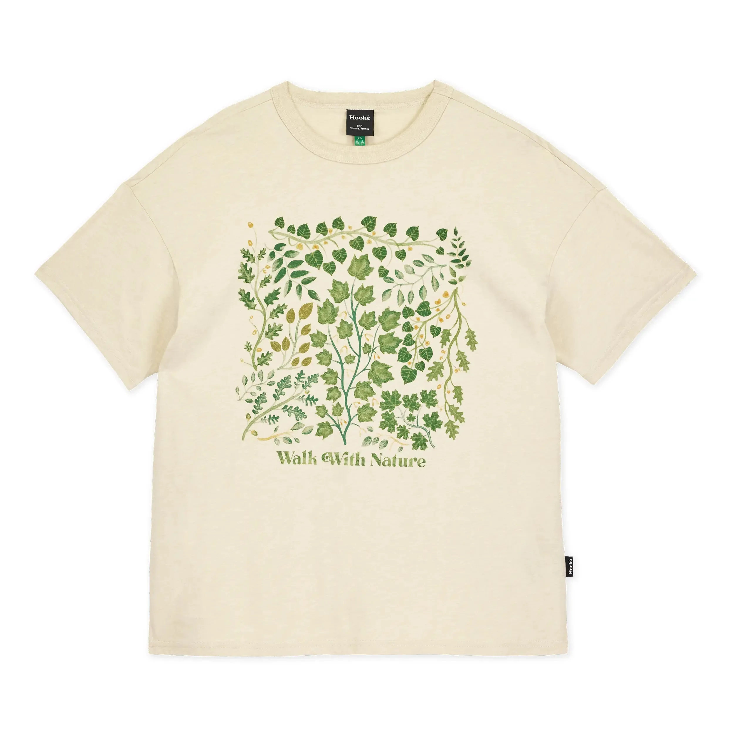 W's Foliage Oversized T-Shirt sold by Hooke